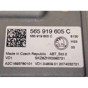 Recambio de pantalla multifuncion para skoda karoq (nu7, nd7) 1.5 tsi referencia OEM IAM 565919605C  