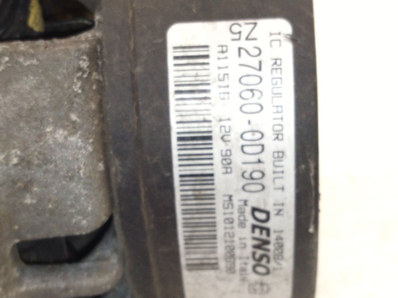Recambio de alternador para toyota corolla verso (zer_, zze12_, r1_) 1.8 (znr11_) referencia OEM IAM 270600D190  