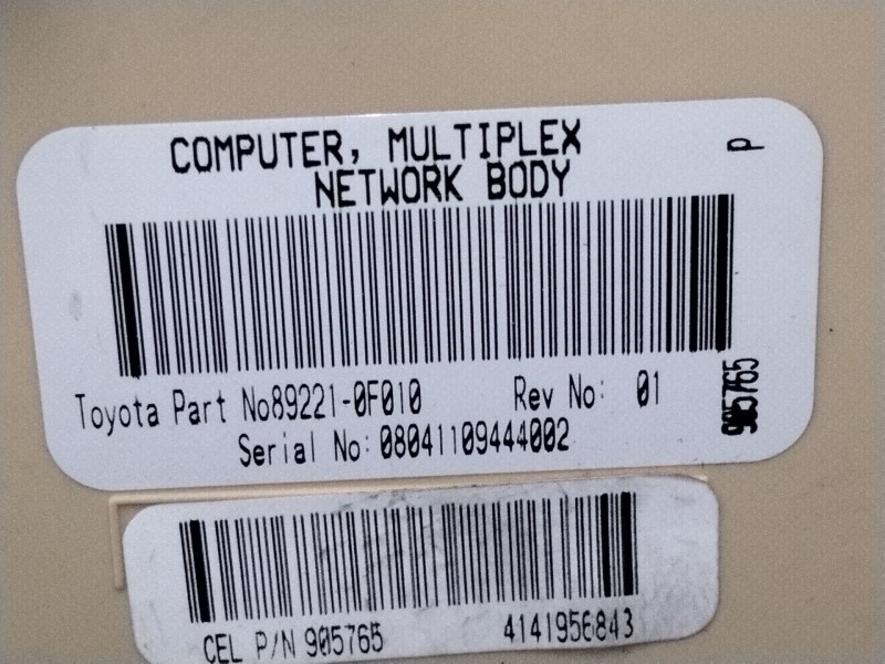 Recambio de caja reles para toyota corolla verso (zer_, zze12_, r1_) 1.8 (znr11_) referencia OEM IAM   