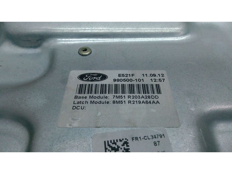 Recambio de elevalunas delantero derecho para ford kuga i 2.0 tdci referencia OEM IAM 980500101  