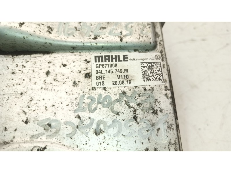 Recambio de intercooler para volkswagen transporter t6 furgoneta (sga, sgh, sha, shh) 2.0 tdi referencia OEM IAM 04L145749M  