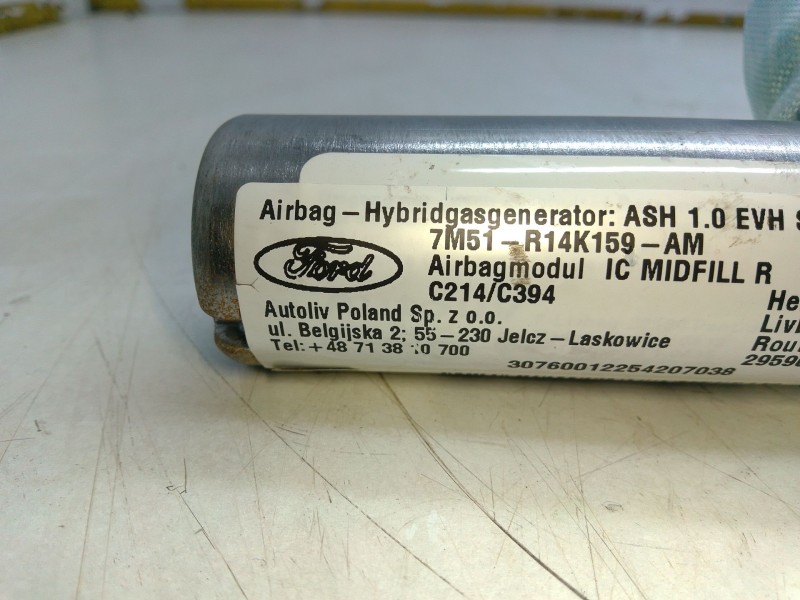 Recambio de airbag cortina delantero derecho para ford kuga i 2.0 tdci referencia OEM IAM 7M51R14K159  