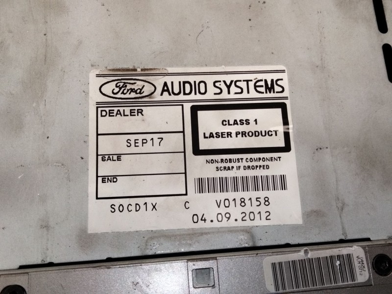 Recambio de sistema audio / radio cd para ford kuga i 2.0 tdci referencia OEM IAM   