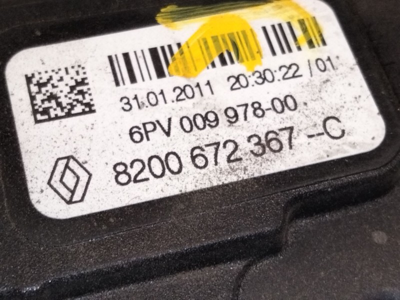 Recambio de pedal acelerador para renault master iii furgoneta (fv) 2.3 dci 150 fwd (fv0f, fv03) referencia OEM IAM 8200672367C 
