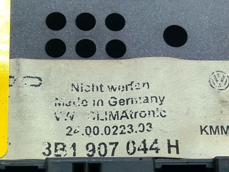 Recambio de mando climatizador para volkswagen passat b5 (3b2) 1.9 tdi referencia OEM IAM 3B1907044H  