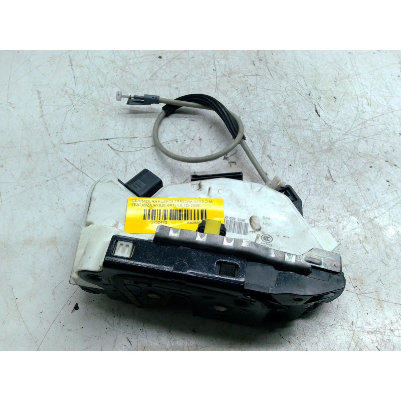 Recambio de cerradura puerta trasera derecha para seat ibiza iv (6j5, 6p1) 1.6 tdi referencia OEM IAM 6J0839016E  