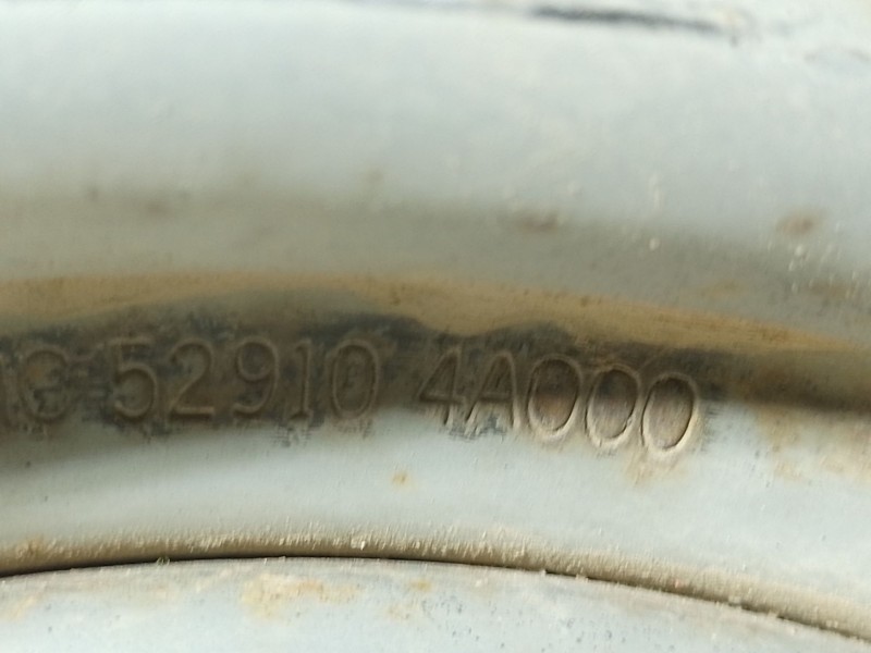 Recambio de llanta hierro para hyundai h-1 furgoneta (a1) 2.5 td referencia OEM IAM 529104A000  