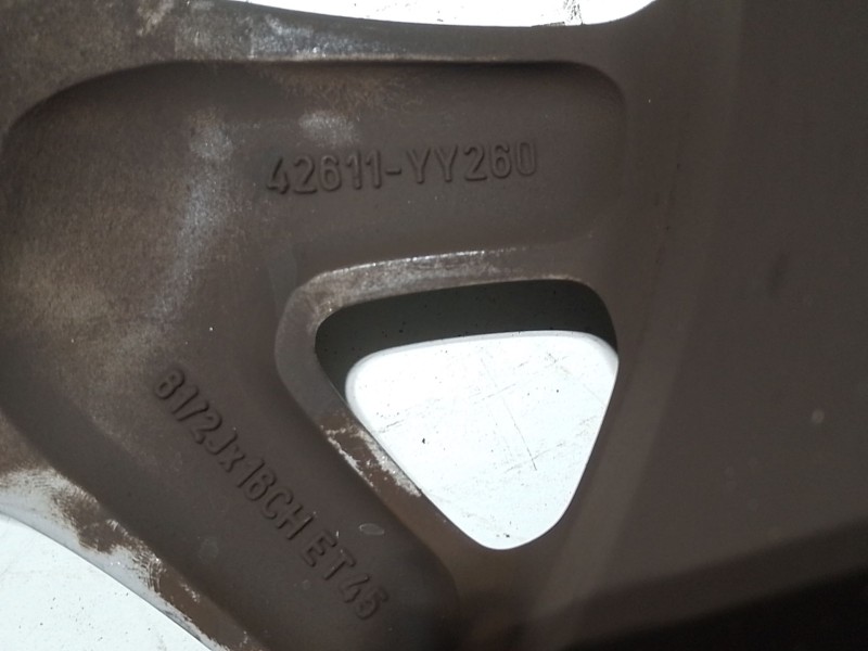 Recambio de llanta aluminio para toyota corolla verso (zer_, zze12_, r1_) 1.8 (znr11_) referencia OEM IAM 42611YY260  