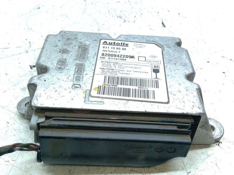 Recambio de centralita airbag para renault master iii furgoneta (fv) 2.3 dci 150 fwd (fv0f, fv03) referencia OEM IAM 609221300A 
