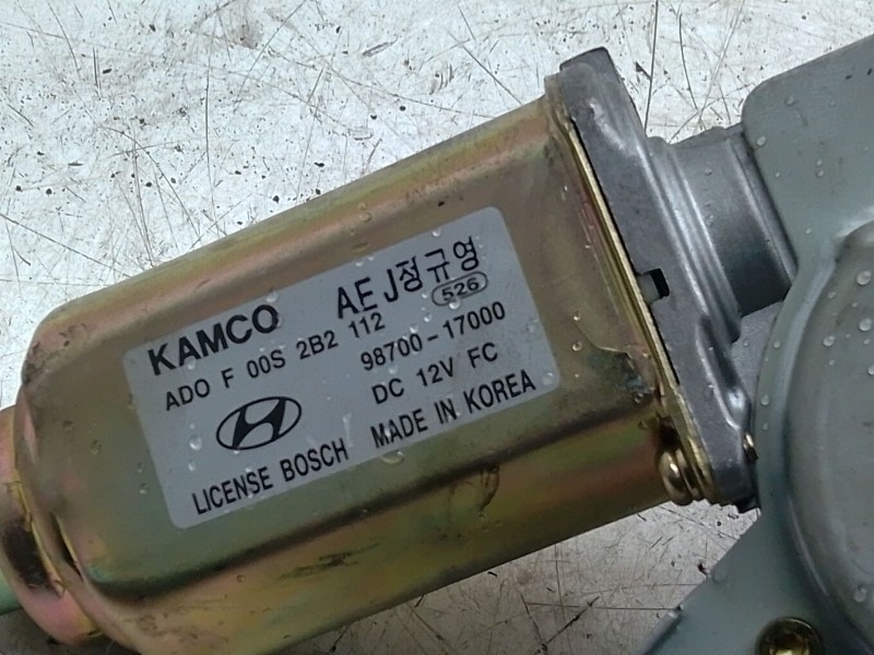 Recambio de motor limpia trasero para hyundai matrix (fc) 1.5 crdi referencia OEM IAM 9870017000  