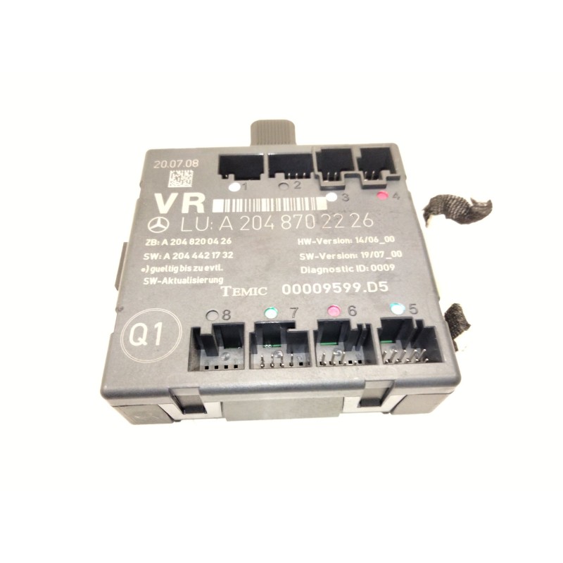 Recambio de modulo control puerta para mercedes-benz clase c t-model (s204) c 320 cdi (204.222) referencia OEM IAM A2048702226  