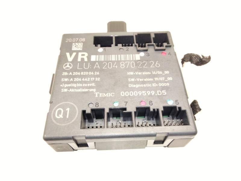 Recambio de modulo control puerta para mercedes-benz clase c t-model (s204) c 320 cdi (204.222) referencia OEM IAM A2048702226  