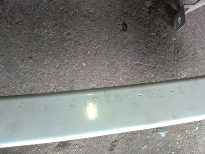 Recambio de refuerzo paragolpes delantero para renault grand scénic iv (r9_) 1.6 dci 130 referencia OEM IAM   