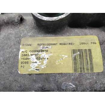 Recambio de compresor aire acondicionado para ford fiesta (cbk) ghia referencia OEM IAM YS4H19D629AB  
