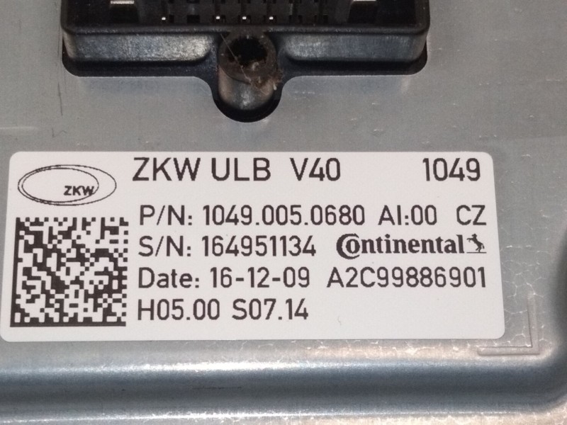 Recambio de centralita faros xenon para volvo v40 cross country (526) t3 referencia OEM IAM A2C99886901  