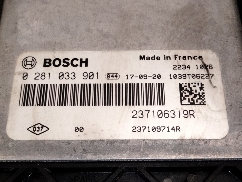 Recambio de centralita motor uce para renault grand scénic iv (r9_) 1.6 dci 130 referencia OEM IAM   