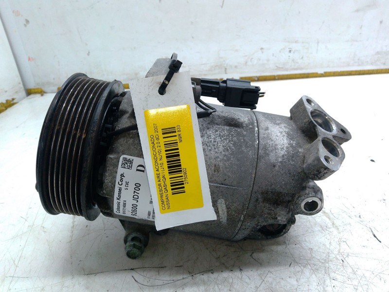Recambio de compresor aire acondicionado para nissan qashqai i (j10, nj10) 2.0 dci referencia OEM IAM 92600JD700  