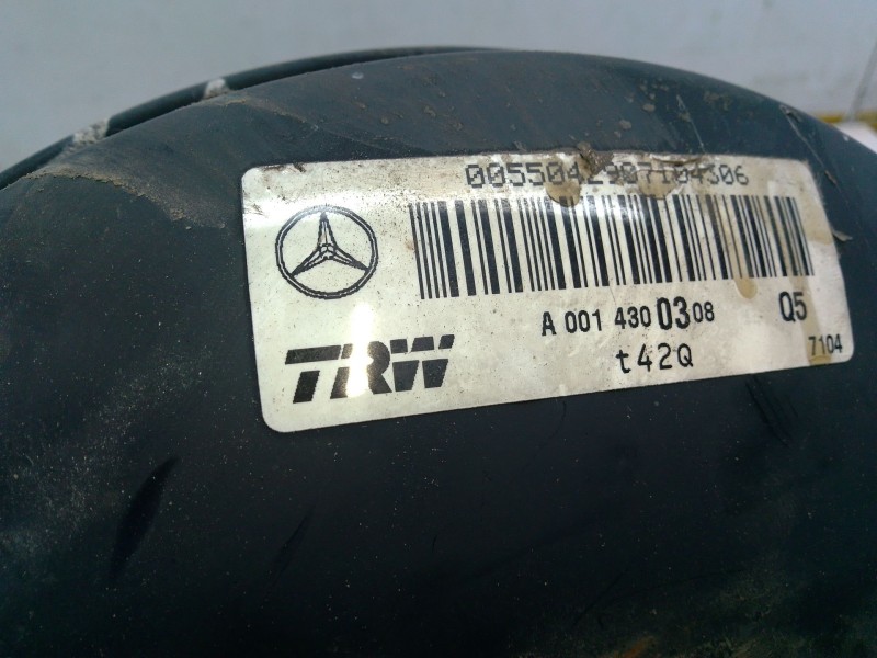 Recambio de servofreno para mercedes-benz sprinter 02.00  caja cerrada 313 cdi (903.661-662) referencia OEM IAM A0014300308  