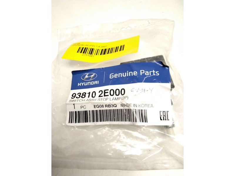 Recambio de varios para hyundai i30 (fd) 1.4 referencia OEM IAM 93810 2E000 sensor de luz de freno 