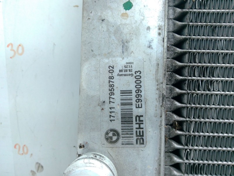 Recambio de radiador agua para bmw 5 (e60) 525 d referencia OEM IAM 1711779587802  