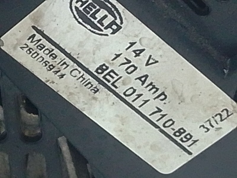 Recambio de alternador para bmw 5 (e60) 525 d referencia OEM IAM 011710B91  