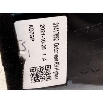 Recambio de aireador derecho para volvo xc60 ii (246) b4 mild-hybrid awd referencia OEM IAM 31417692  