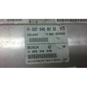 Recambio de centralita asr para mercedes-benz clase a (w168) 170 cdi (168.008) referencia OEM IAM 0265109449  