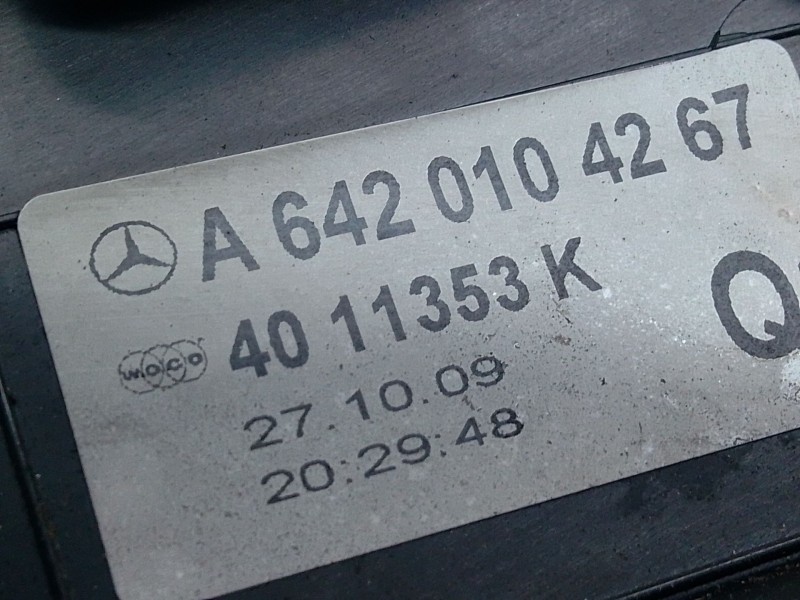 Recambio de tapa motor para mercedes-benz clase e t-model (s212) e 350 cdi (212.225) referencia OEM IAM A6420104267  