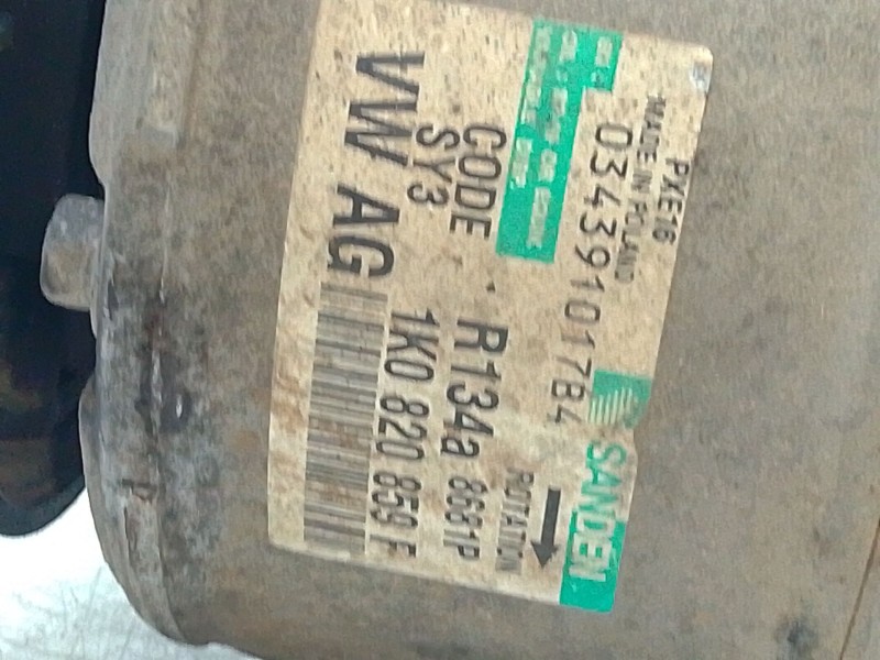 Recambio de compresor de aire para volkswagen passat b6 (3c2) 1.9 tdi referencia OEM IAM 1K0820859F  