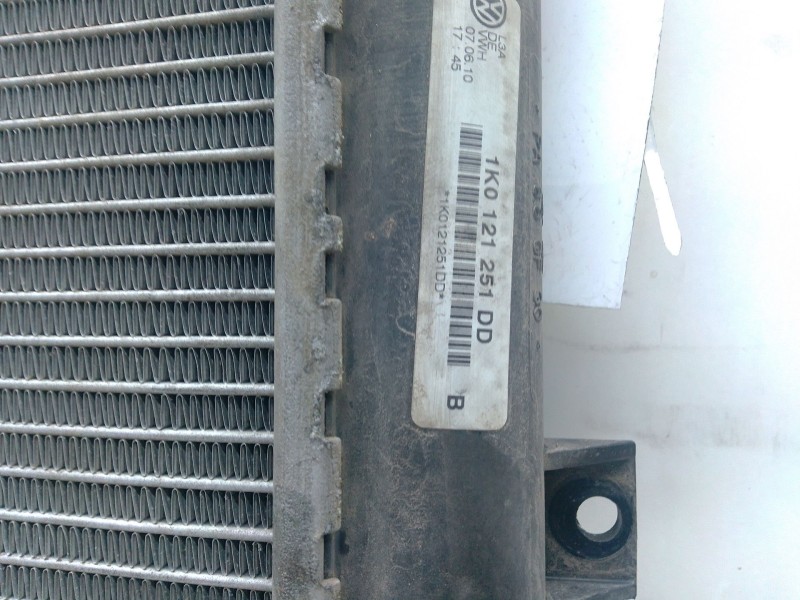 Recambio de radiador agua para volkswagen golf vi (5k1) 1.6 tdi referencia OEM IAM 1K0121251DD  