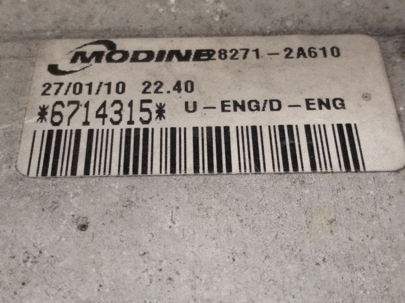 Recambio de intercooler para hyundai i30 (fd) 1.6 crdi referencia OEM IAM 282712A610  