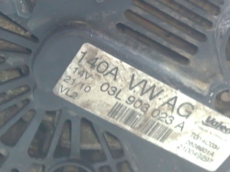 Recambio de alternador para volkswagen golf vi (5k1) 1.6 tdi referencia OEM IAM   