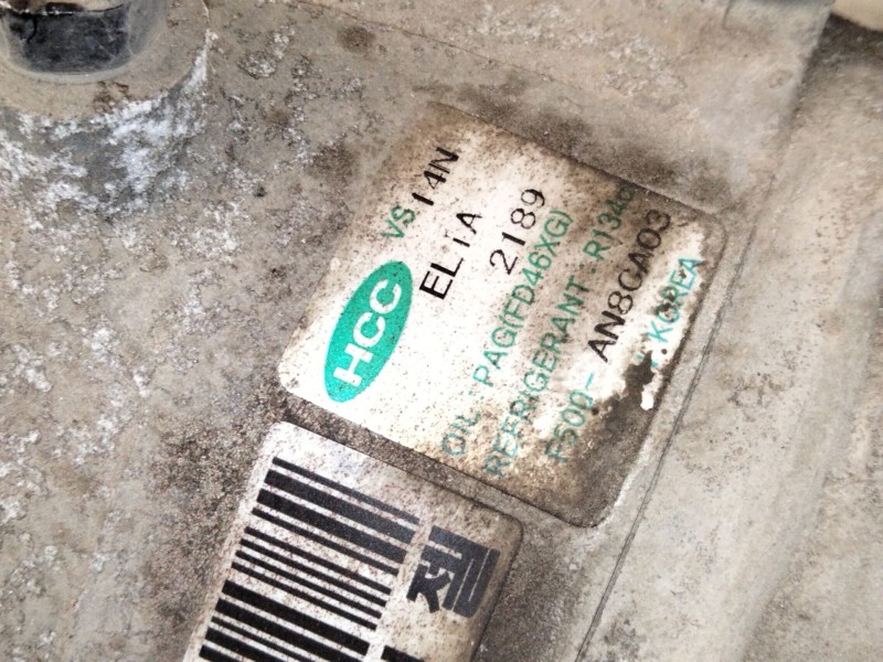 Recambio de compresor aire acondicionado para hyundai i30 (fd) 1.6 crdi referencia OEM IAM AN8CA03  