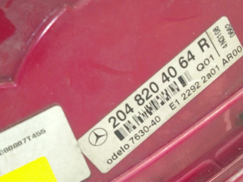 Recambio de piloto trasero derecho para mercedes-benz clase c t-model (s204) c 320 cdi (204.222) referencia OEM IAM 2048204064  