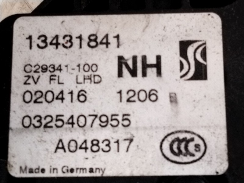 Recambio de cerradura puerta delantera izquierda para opel corsa e (x15) 1.4 (08, 68) referencia OEM IAM 13431841  