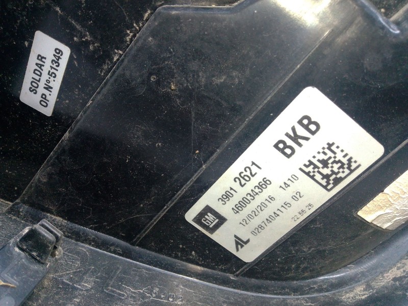 Recambio de piloto trasero izquierdo para opel corsa e (x15) 1.4 (08, 68) referencia OEM IAM 39012621  