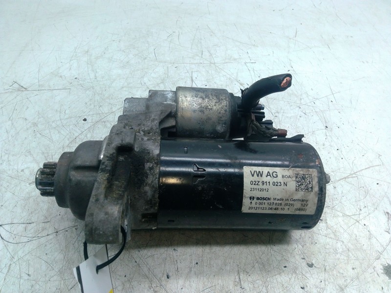 Recambio de motor arranque para volkswagen polo v (6r1, 6c1) 1.6 tdi referencia OEM IAM 02Z911023N  