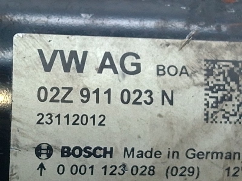 Recambio de motor arranque para volkswagen polo v (6r1, 6c1) 1.6 tdi referencia OEM IAM 02Z911023N  