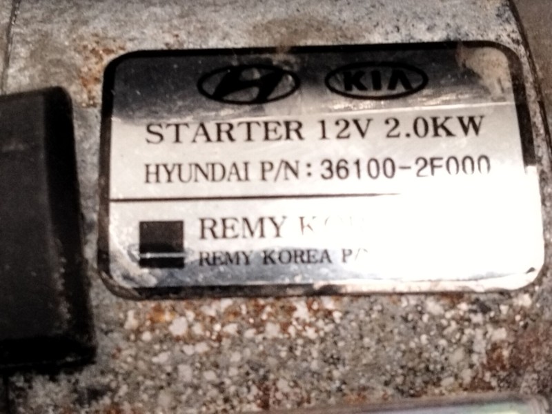 Recambio de motor arranque para hyundai ix35 (lm, el, elh) 2.0 crdi referencia OEM IAM 361002F000  