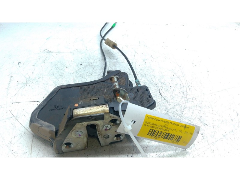 Recambio de cerradura puerta trasera derecha para toyota hilux vii pick-up (_n1_, _n2_, _n3_) 3.0 d-4d 4wd (kun26) referencia OE