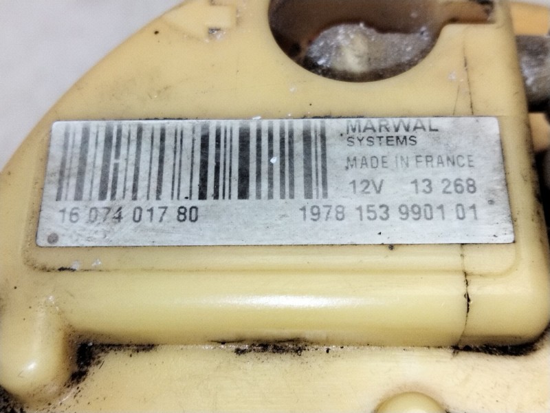 Recambio de aforador para citroën xsara (n1) 2.0 hdi 90 referencia OEM IAM 1607401780  