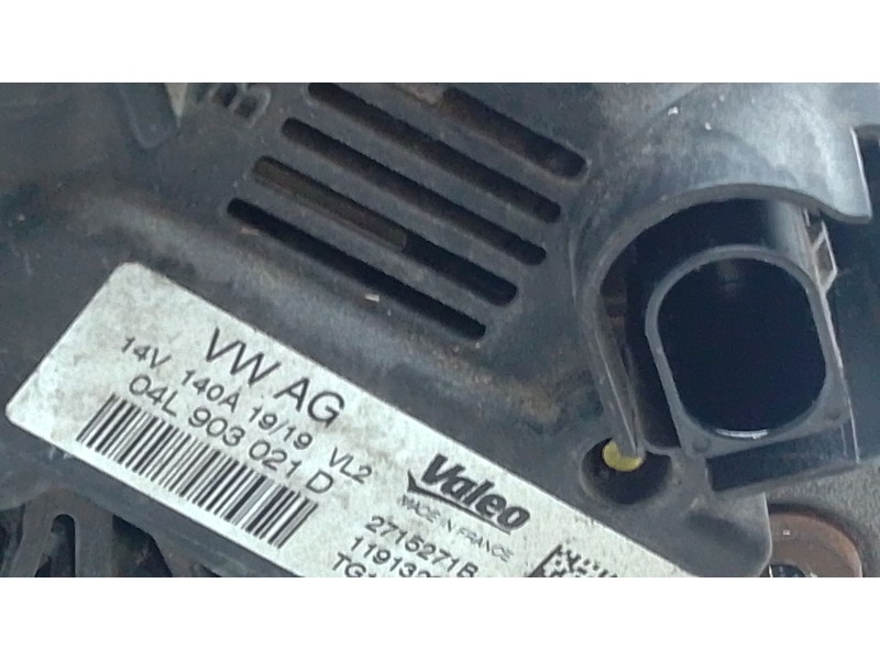 Recambio de alternador para audi q3 (f3b) 35 tdi referencia OEM IAM 04L903021D  