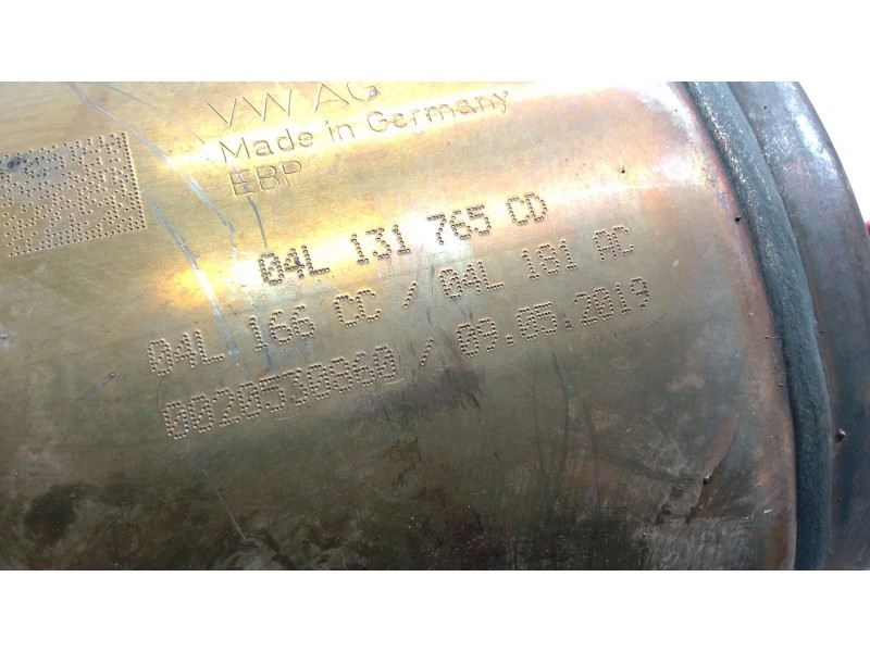Recambio de filtro de particulas para audi q3 (f3b) 35 tdi referencia OEM IAM 04L131765CD  