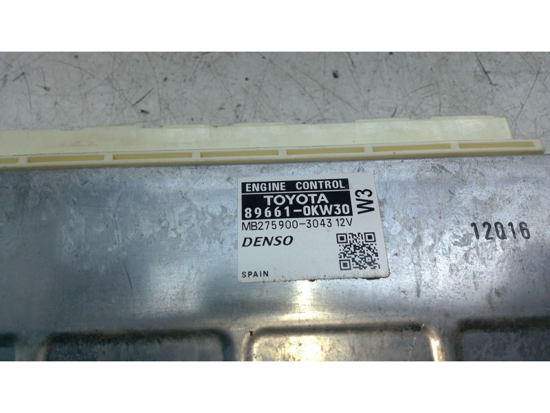 Recambio de centralita motor uce para toyota hilux vii pick-up (_n1_, _n2_, _n3_) 3.0 d-4d 4wd (kun26) referencia OEM IAM 896610