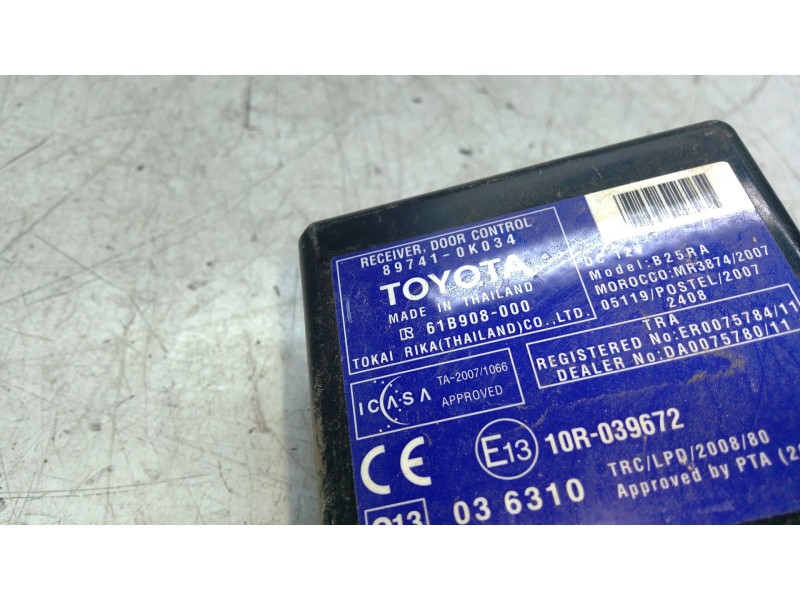 Recambio de modulo electronico para toyota hilux vii pick-up (_n1_, _n2_, _n3_) 3.0 d-4d 4wd (kun26) referencia OEM IAM 897410K0