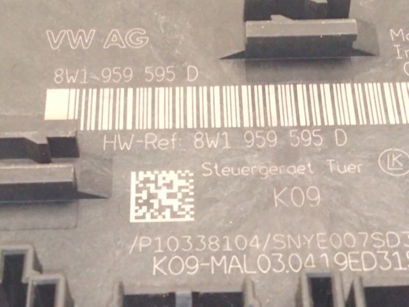 Recambio de modulo control puerta para audi q3 (f3b) 35 tdi referencia OEM IAM 8W1959595D  