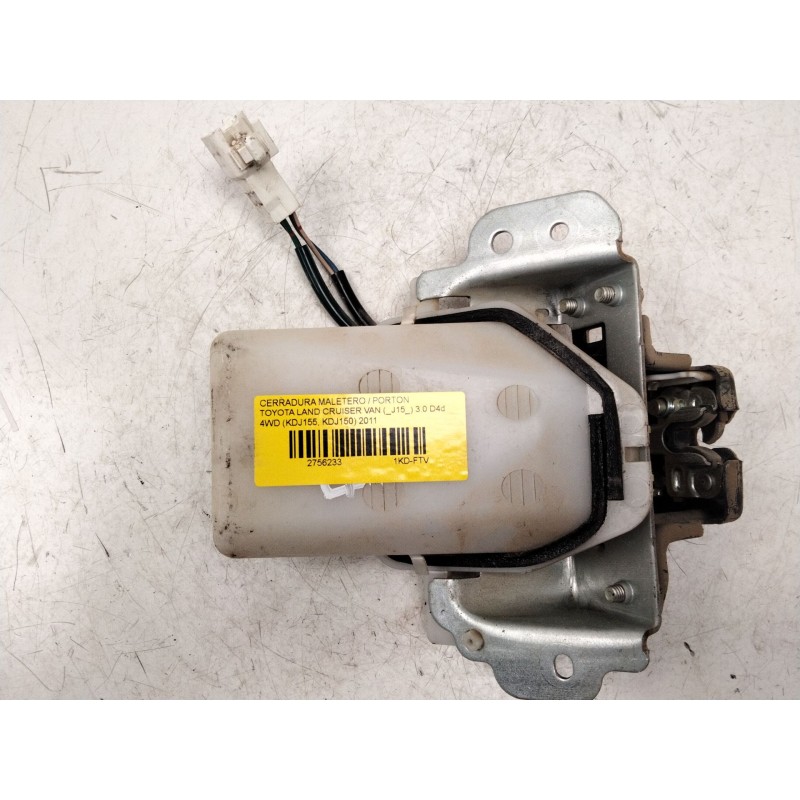 Recambio de cerradura maletero / porton para toyota land cruiser van (_j15_) 3.0 d4d 4wd (kdj155, kdj150) referencia OEM IAM 693