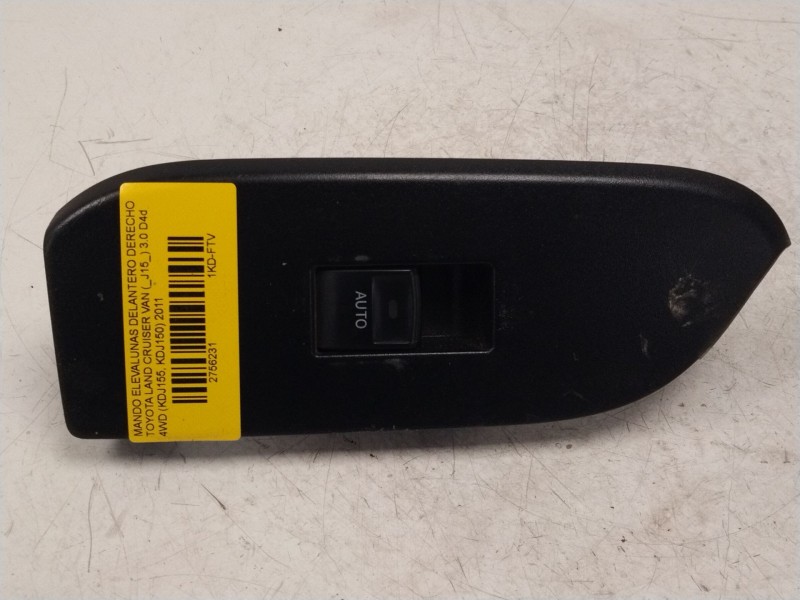 Recambio de mando elevalunas delantero derecho para toyota land cruiser van (_j15_) 3.0 d4d 4wd (kdj155, kdj150) referencia OEM 