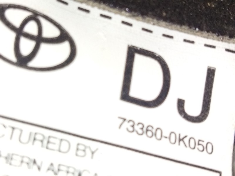 Recambio de cinturon seguridad trasero derecho para toyota hilux vii pick-up (_n1_, _n2_, _n3_) 3.0 d-4d 4wd (kun26) referencia 