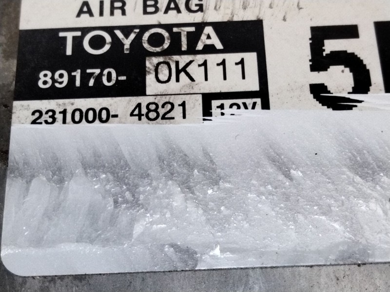 Recambio de centralita airbag para toyota hilux vii pick-up (_n1_, _n2_, _n3_) 3.0 d-4d 4wd (kun26) referencia OEM IAM 891700K11